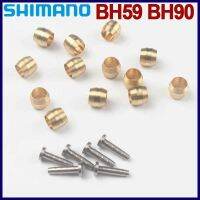 Shimano 5ชิ้น/ล็อตแผ่นน้ำมัน BH59ดั้งเดิม BH90ปลอกเข็มทรงมะกอกหัวมะกอกส่วนใหญ่ใช้สำหรับเบรกจักรยานเอ็กซ์ทีเอ็กซ์ทีอาร์ DEORE SLX