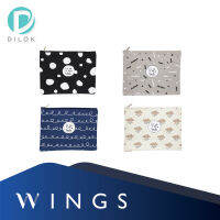 WINGS ซองซิปผ้า A5 รุ่น SS11280