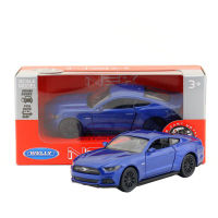 Welly Model Car 2015 Ford Mustang GT Childrens Toy Pull Back Car Diecast 136 Scale Alloy Play Vehicle Gifts for Boys