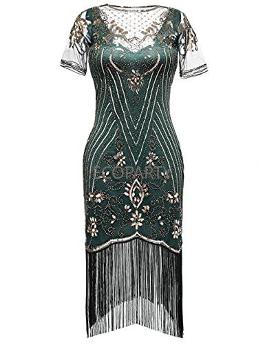 ชุดเดรสประดับลูกปัดเลื่อม-s-xl-ชุดเดรสชายบาน1920s-gatsby-roa-20s-ชุดราตรีเสื้อผ้าผู้หญิง