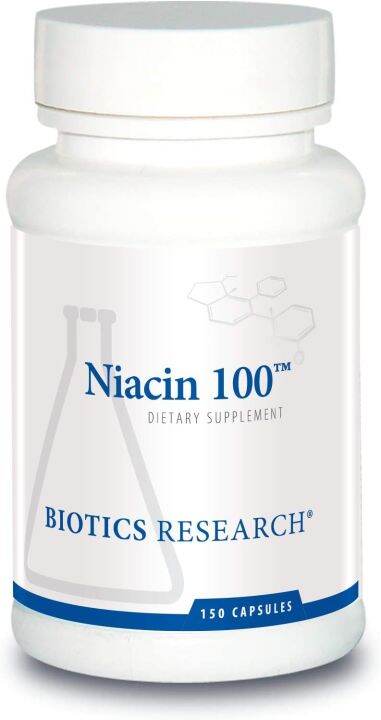 [PRE-ORDER] Biotics Research Niacin 100 100 Milligram Niacin, Vitamin ...