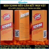 Keo dán X2000 đa năng siêu dính X2000 dán được mọi vật liệu Keo dán gỗ
