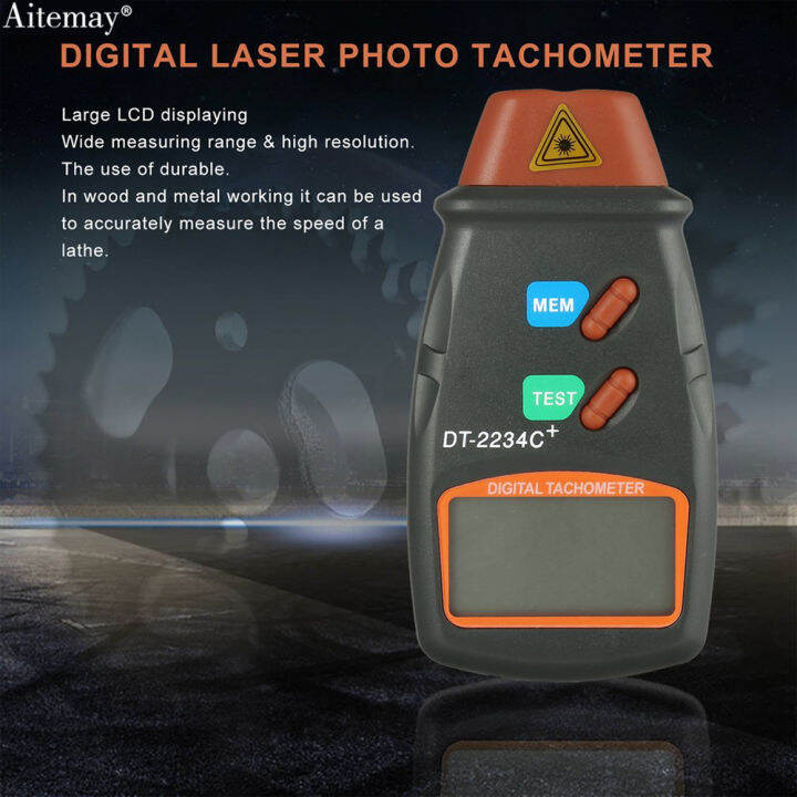 Aitemay Penghitung Tachometer Laser Digital Mobil, Alat Diagnostik 2.5 ...