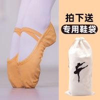 ✈☈✉ Adult childrens dance shoes for women with soft soles for practicing dancing skin color boys summer toddlers cat claw shape Chinese ballet