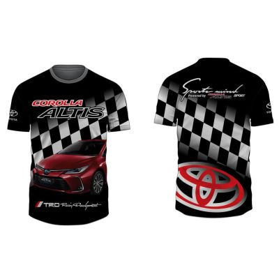 2023 fashion Sublimation T-Shirt, Full Print, Thailook Design, Thailand Design,COROLLA Fully sublimated 3D T shirt Size XS-4XL A9Mw