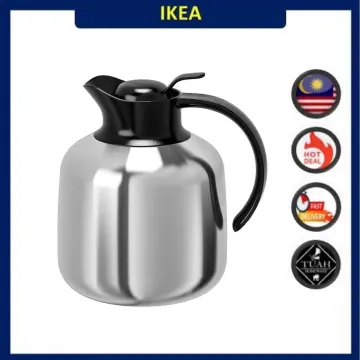 SLUKA Vacuum flask, stainless steel - IKEA
