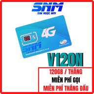 SIM 4G VIETTEL V120 120GB - 4GB MỖI NGÀY - FREE GỌI - SIM NGỌC MAI thumbnail
