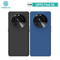 เคส PC เคสแข็งทนความรู้สึกสวมใส่ผิวด้านสำหรับOppo Find X6 Pro Find X6เคสเคสป้องกัน Nillkinสีด้าน