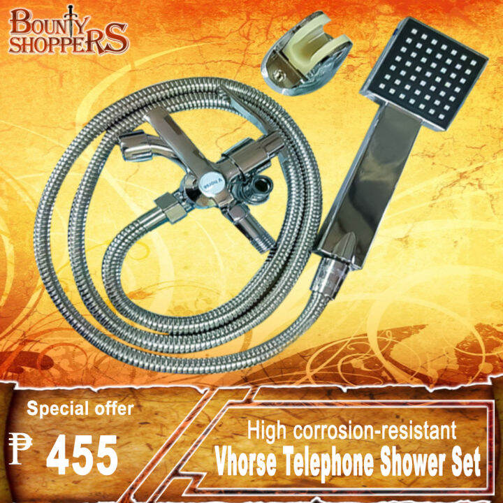 Vhorse Telephone shower set with two way faucet vh9003B Lazada PH