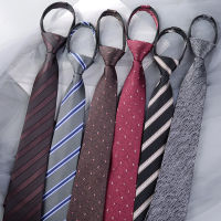 ปมฟรีผูกผู้ชายสวมใส่อย่างเป็นทางการธุรกิจเจ้าบ่าวแต่งงานธุรกิจการทำงาน WNE สีแดงซิปผูกสบายๆอังกฤษ8เซนติเมตร
