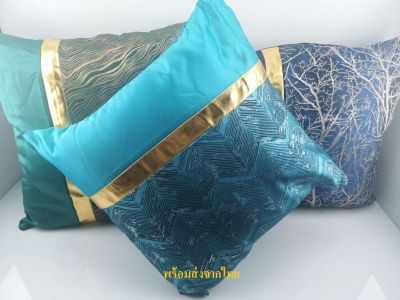 ปลอกหมอนอิงเรียบหรู Decorative pillow Pillowcase Luxury Cushion Cover Decorative Pillow Cushion Bedroom Sofa Home Decoration Pillow Cushion Cover ผ้าโพลีเอสเตอร์ขนาดใหญ่ 45x45ซม.  *