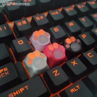 Amo Liga De Alumínio Personalidade Adorável Artesanal Gato Patas Almofada Teclado Mecânico Keycaps Para Cherry Mx SWITCH