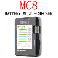 ToolkitRC MC8ตรวจสอบแบตเตอรี่จอแสดงผล LCD ความจุแบตเตอรี่ดิจิตอลตรวจสอบแบตเตอรี่ Balancer สำหรับ Lipos,ESC S Ervo ทดสอบเครื่องมือ