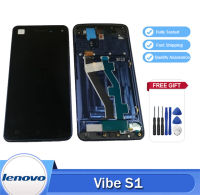 ต้นฉบับสำหรับ Lenovo Vibe S1 S1a40 S1c50LCD ดิสเพลย์ + ชุดหน้าจอเครื่องแปลงเป็นดิจิทัลสัมผัสสำหรับการแสดง Lenovo Vibe S1ด้วยกรอบภาพ LCD