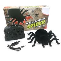 Remote Control Spider Scary Wolf Spider Robot Realistic Novelty Toys Halloween Gifts