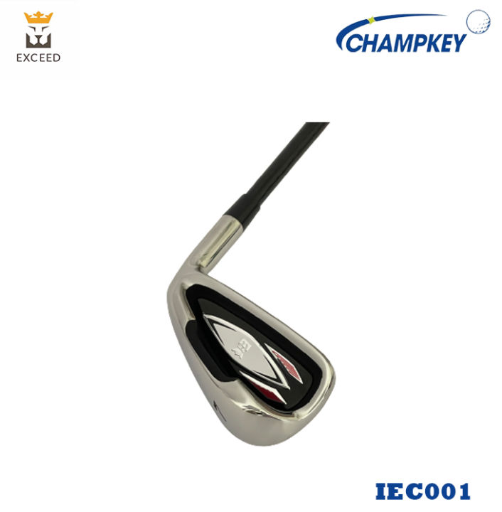 champkey-ไม้กอล์ฟพรีเมี่ยม-แบรนด์-exceed-d930-iec001-เหล็ก-7-iron-exceed-7-มีก้านกราไฟท์และก้านเหล็ก