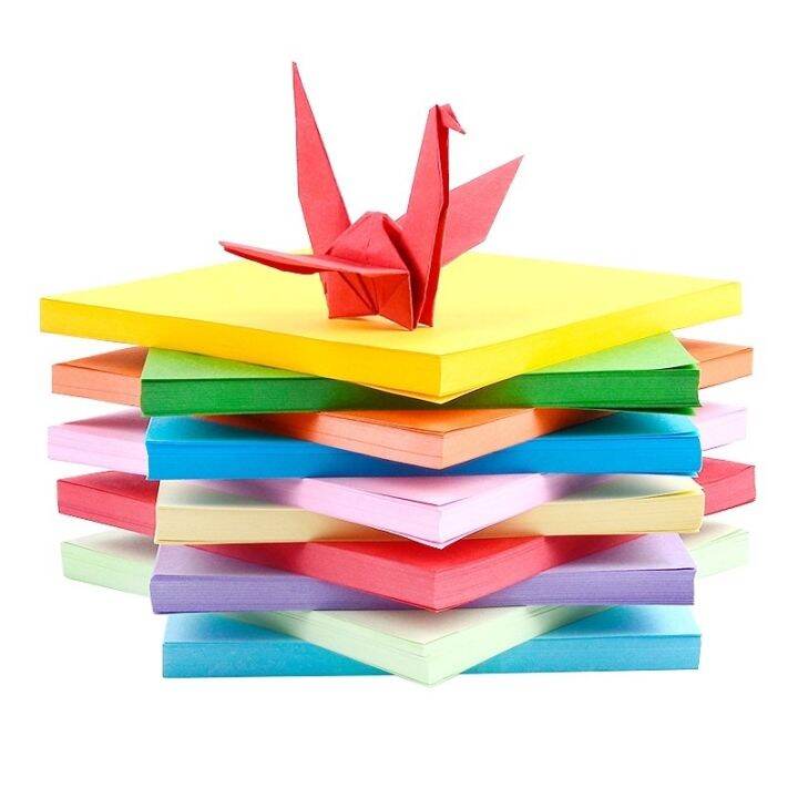 100-sheets-pack-new-mixed-10-color-square-folding-papers-diy-origami