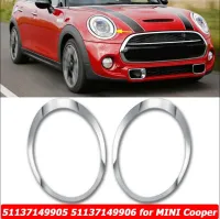 เหมาะสำหรับ BMW Mini MiniR55ไฟฟ้าหมอกแหวนไฟหน้า Trim Strip Bright กรอบ51137149905 51137149906