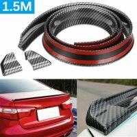 Universal Roof Spoiler 1.5M Car-Styling 5D Carbon Rubber Tail Spoiler PU Brazing DIY Refit Spoiler Suitable by All Type of Car