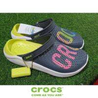 สีใหม่สวยโดนใจ!! รองเท้าCROCS LiteRide รุ่นLogo Mania Clog สีสวยสดใส นิ่มเบาสบาย ช่วยลดแรงกระแทก ถนอมฝ่าเท้าได้เป็นอย่างดี