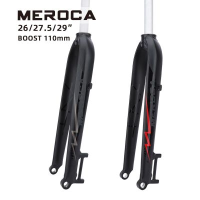 MEROCA 29Er ตะเกียบจักรยานจักรยานเสือภูเขาตรงผ่านเพลา110*15มม. จักรยานอะลูมินัมอัลลอย29นิ้วตะเกียบหน้าจักรยาน MTB