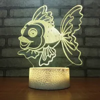 Creative Golden Dragon Night Lamp Specialty Source 3D Led Night Light Inligent Electronic Gift 3d Light Fixtures