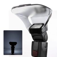 Universal Flash Diffuser Light Bouncer Kit w/3 Colors Silver Gold White Reflector for Standard Shoe-mount Flash Digital Cameras