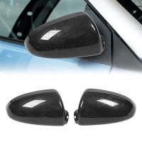 Real Carbon Fiber Car Side Rearview Mirror Cover Door Mirror Cover for 2009-2014 Smart Fortwo W451 Car Accessories