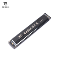 TONGBAO01 คีย์24หลุมของ C Play Harmonica mantremolo ปากออร์แกน DOUBLE ROW BLUES