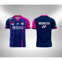 2022 หลา S M L XL XXL สีฟ้า สีชมพู Dryfit Yonex BNI ลาย แขนสั้น ถัก เสื้อยืดผู้ชาย{plenty}