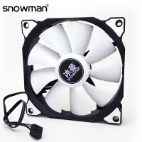 【YD】 SNOWMAN 4 Pin 120mm Computer Silent 12CM CPU Cooling Quiet Cooler Fans 12V Adjust Speed