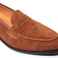 MARS PEOPLES - PENNY LOAFERS NO.3 สี Brown suede หนังกลับ