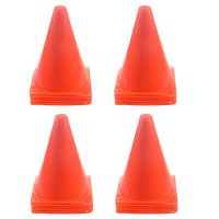 7-Inch Plastic Traffic Cones (24-Pack) Physical Education Sports Training Gear Soccer Training Traffic Cones