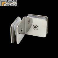 【CC】 steel glass clamp Mirror surface90/180/0degreeSingle retaining clip shower square cut folders  Hardware