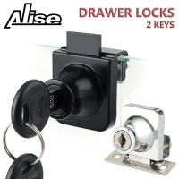 Drawer Locks with 2 Keys Cabinet Lock Furniture Hardware Door Cabinet Lock for Office Desk Letter Box Hardware Cam Locks