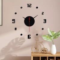 ZZOOI Wall Clock Home Room Decor11-23-Inch Number Diy 3d Wall Clock Quartz Home Office Decoration Art Clock Free Shipping