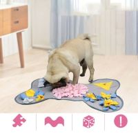 สุนัข Snuffle Mat Pet Leak Food Anti Choking Mat Cat Dog Training Blanket Pet Slowing Feeding Intelligence Mat Mats