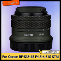 สำหรับแคนนอน RF-S18-45 F4.5-6.3คือสติกเกอร์เลนส์ STM สติกเกอร์ป้องกันผิวรูปลอกฟิล์มไวนิลกันเสื้อโค้ต