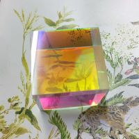 Damaged BIG DIY X-Cube Filter Prism 2.8X2.8cm 33.4cm Defective Cross Dichroic Prism RGB Combiner Splitter Party Home Decoration