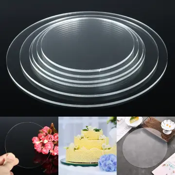 4/6/8/10inch Mousse Cake Boards Mat Reusable Dessert Displays Plastic Tray  Base Pastry Baking Accessories Cake Decorations Tools