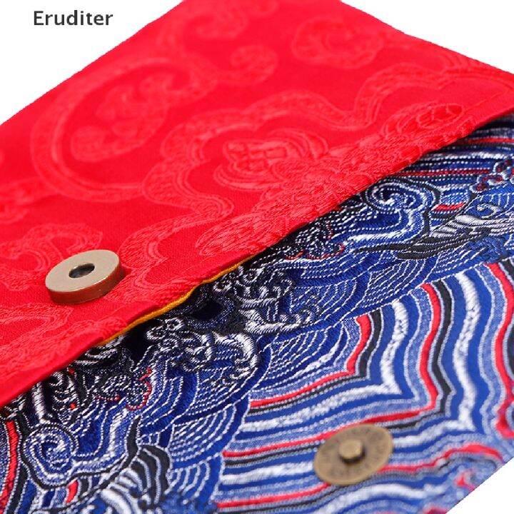 eruditer-ซองจดหมาย-ผ้าสีแดง-ลายดอกไม้-สําหรับปีใหม่