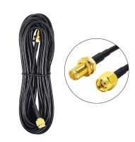 สาย RP-SMA Cable 10M Coaxial Standard Router WiFi Antenna Connection Male Female Stable Signal Extension Cable