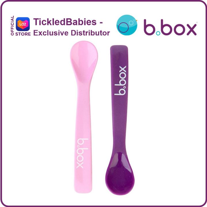 2 pack Baby Spoons Pink/Purple