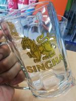 แก้วเบียร์สิงห์ Singha งานแท้