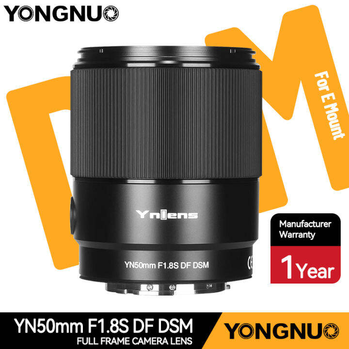 YONGNUO 50mm Sony Lens YN50mm F1.8S DF DSM Full Frame Standard