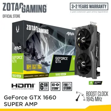 Zotac Gtx 1660 Super Amp - Best Price in Singapore - Jan 2024