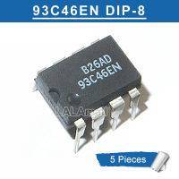 5pcs 93C46EN DIP-8 AT93C46 DIP-8 93C46 DIP Memory Chip IC new original