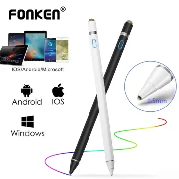 2 in 1 Universal Stylus Pen For Tablet Mobile Android ios Phone iPad  Accessories