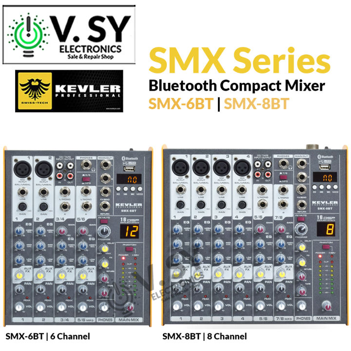 2023 Original Kevler SMX Series 6 | 8 Channel Bluetooth Compact ...