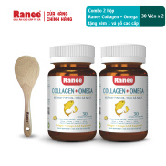 Đơn 199k tặng nước mắm 12N 250mlCombo 2 hộp Ranee Collagen + Omega tặng